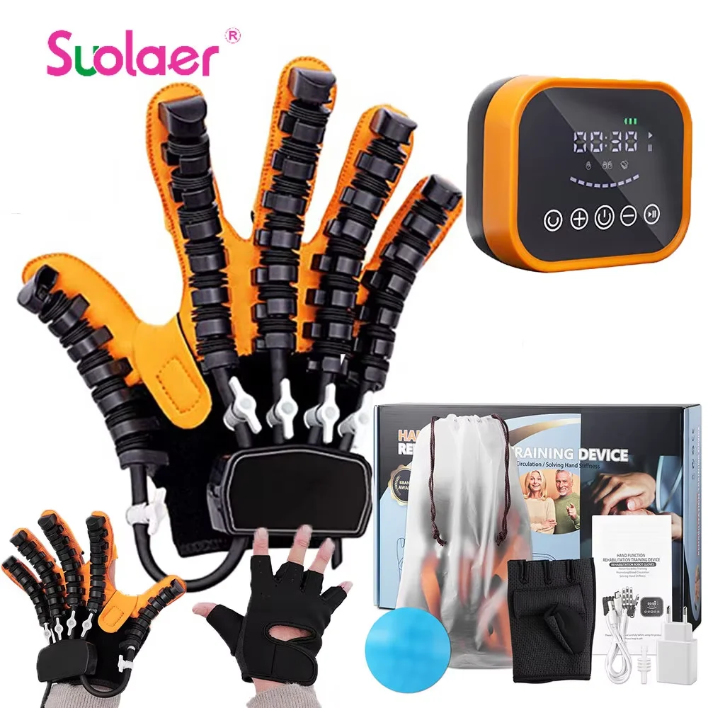 A Pair Upgrades Rehabilitation Robot Gloves Finger Training Gloves Hemiplegia Training equipment Cerebral Infarction Training