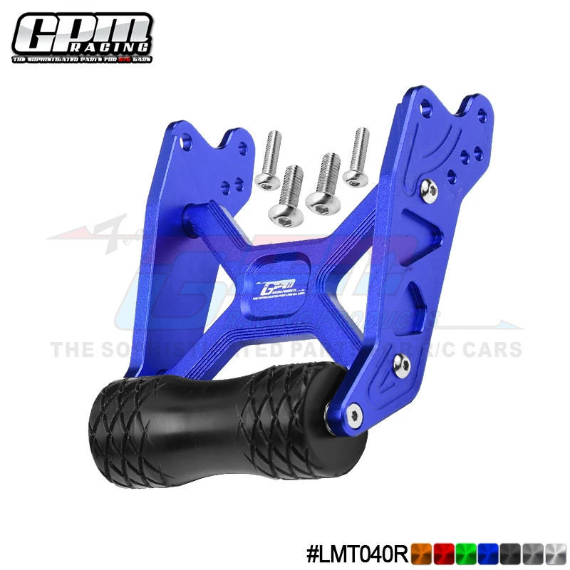 GPM Aluminum Rear Adjustable Wheelie For LOSI 1/8 LMT Solid LOS241052