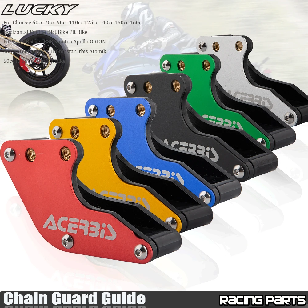 NEW Motorcycle CNC Chain Guard Guide For IRBIS BSE KAYO SSR TTR XR CRF KLX 50 70 90 110 125 140 150 160cc Dirt Pit Bike Scooter