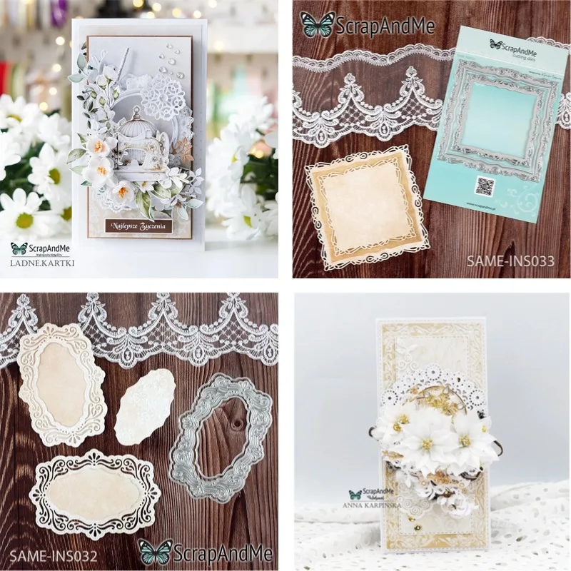 

Набор из трех металлических вырубных форм в виде листьев и лепестков для скрапбукинга, творчества и изготовления фототрафаретов