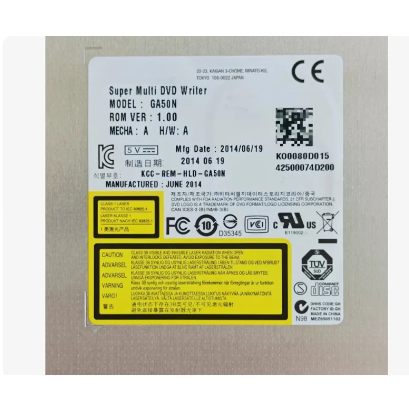 For LG GA50N Slot-In DVD Burner Drive Laptop Internal Optical Drive L4630G