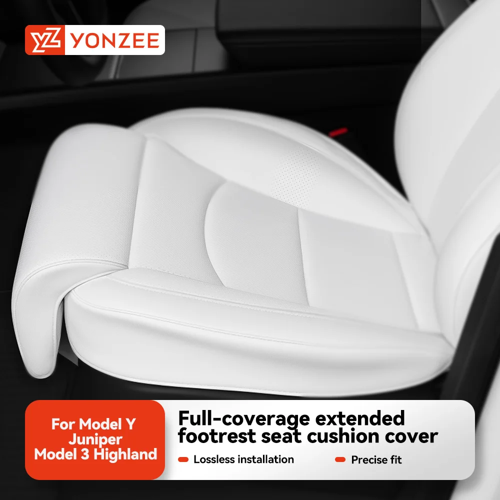 YZ For Tesla 2026 Model Y Juniper Leg Support Extension Seat Cover Model 3 Highland Memory Foam Extender Cushion Car Interior