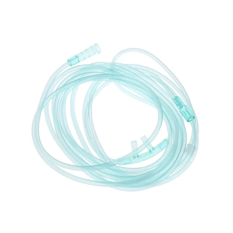 Disposable Nasal Cannula Oxygen Tube 1.5-5m Double Hole Nasal Oxygen Delivery Tubing  Supply