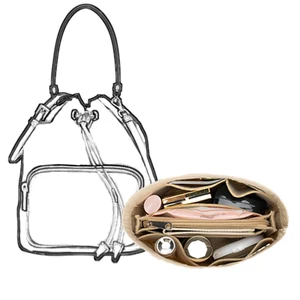 Evertoner-Felt-Einsatz-Bag Organizer, tragbare Kosmetiktasche, Innenbeutel, Eimerbeutel, Make-up-Tasche, Duett, Reynylon 6 Hauptverkäufe Prada Frau - №4