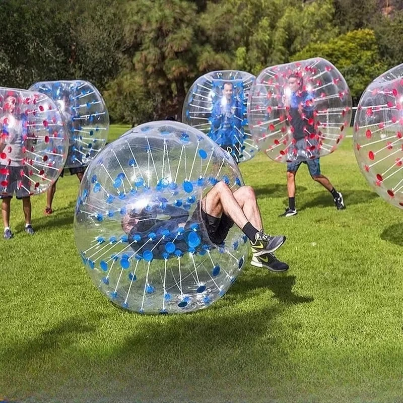 

1.5m Inflatable Air Bumper Ball Bubble Football Sports Party Prop Zorb Ball Bubble Soccer Bump Impact League Construction Game