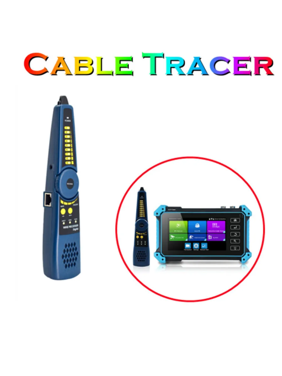 Network Cable Tracker for CCTV Tester IPC-5200C Plus IPC-9800 Pro IPC-1800 Plus Series, X4 Series, X7, X9 Series, Cable Tracer