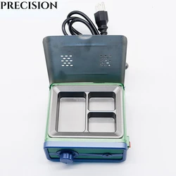 1Set Dental Wax Heater 3Well Wax Heating Analog Dipping Pot Dental Pot 3-slot Wax Melting Pots Device Dentist Lab Equipment Tool