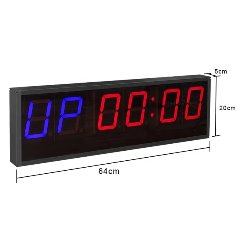 CP20 Electronic MMA Digital Boxing Chronograph Timer Clock with Large Display WOD Logo Made in China Factory