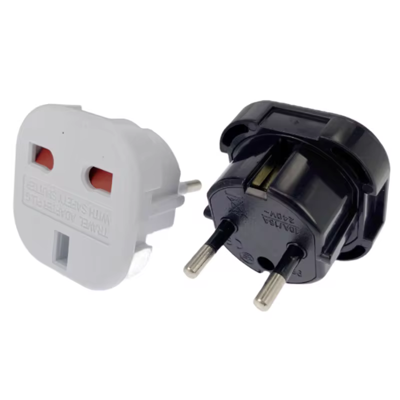 מתאם תקע UK לתקע EU 220V ממיר תקע נסיעות אירו AC מטען קיר מתאם חשמלי UK UK מתאמי חשמל