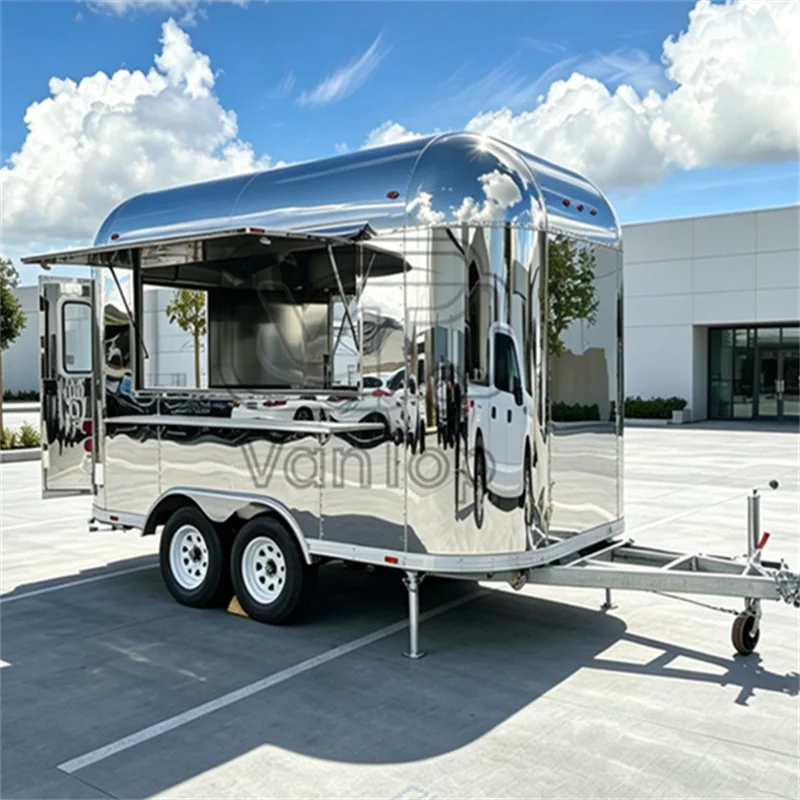 Food Trailer Mobile Catering Unit Commercial Kitchen Trailer Concession Trailer for Food Service Business