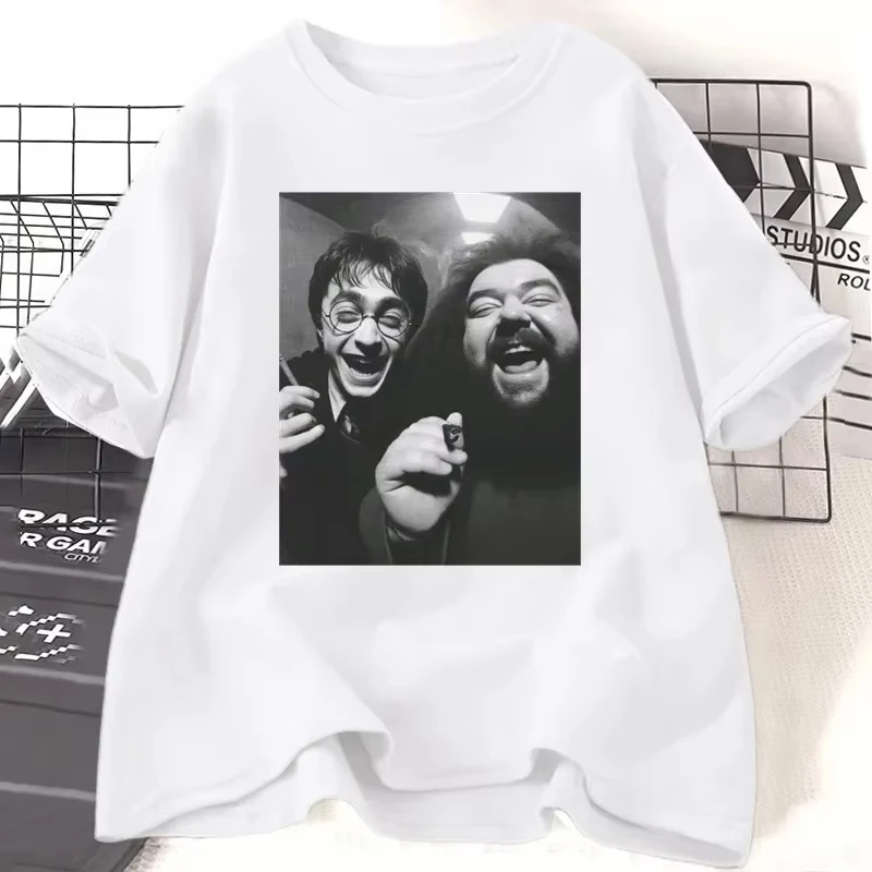 Funny Meme Smoking Wizard T Shirt Men Fashion Tee Shirt Short Sleeve Fashion Casual Loose Tops Men's Clothing Basic Top
