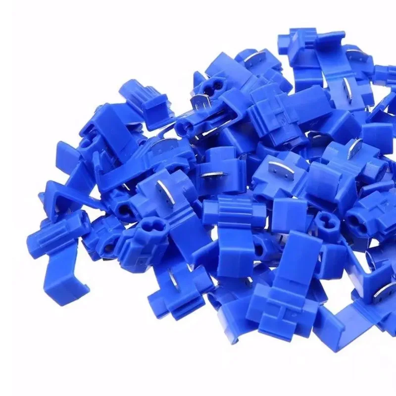 30pcs Wire Cable Connectors Scotch Lock Electric Quick Splice Terminals Crimp Non Destructive Without Breaking Line AWG 22-18