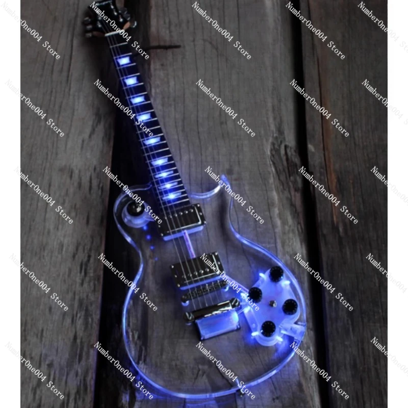 

For Light Acrylic Transparent Glass Body Blue Light Rock Metal