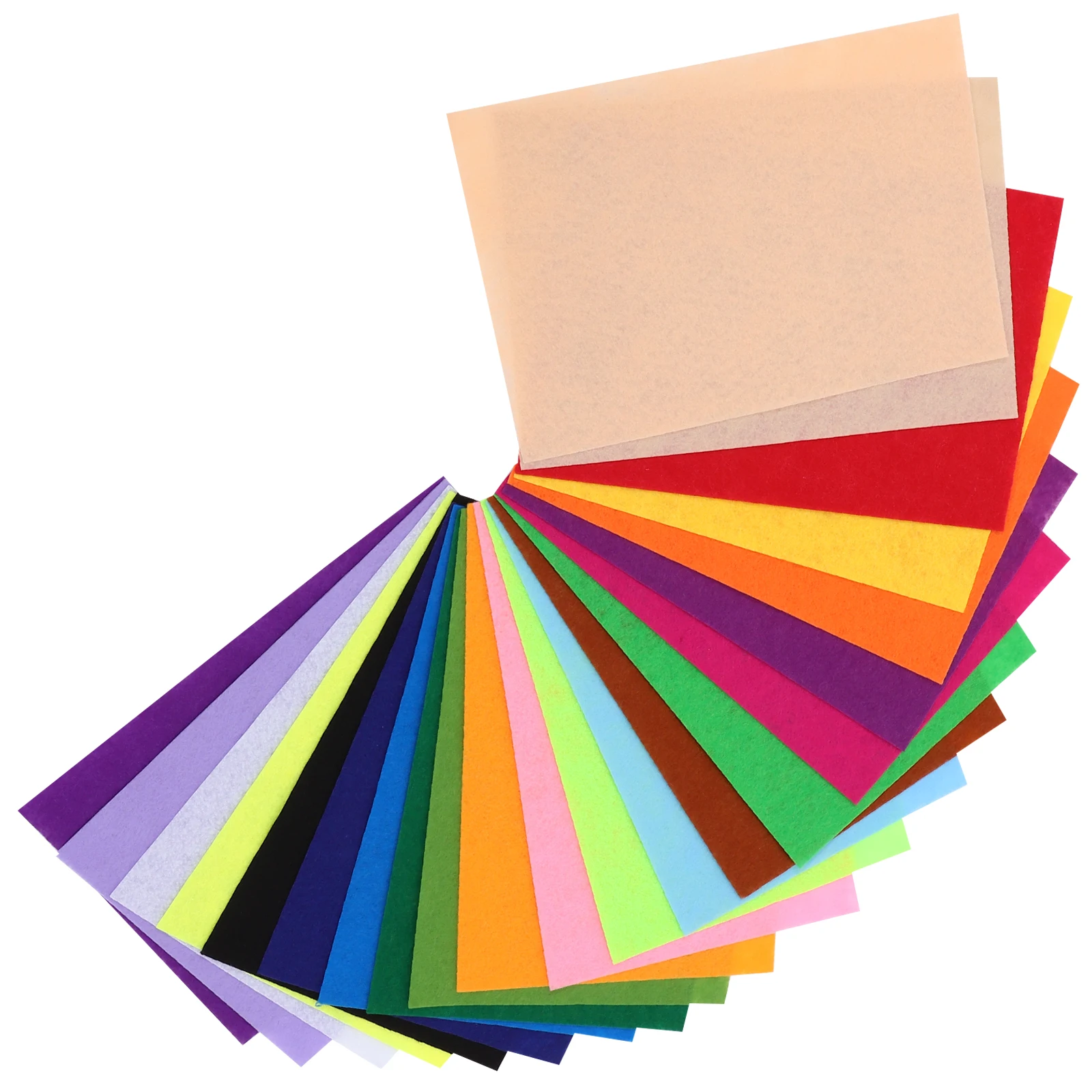 

22 Colored Felt Sheets 20x30cm Craft Sewing Fabric DIY Supplies Vibrant Colors Quilting Felt Squares For Crafts Clothes