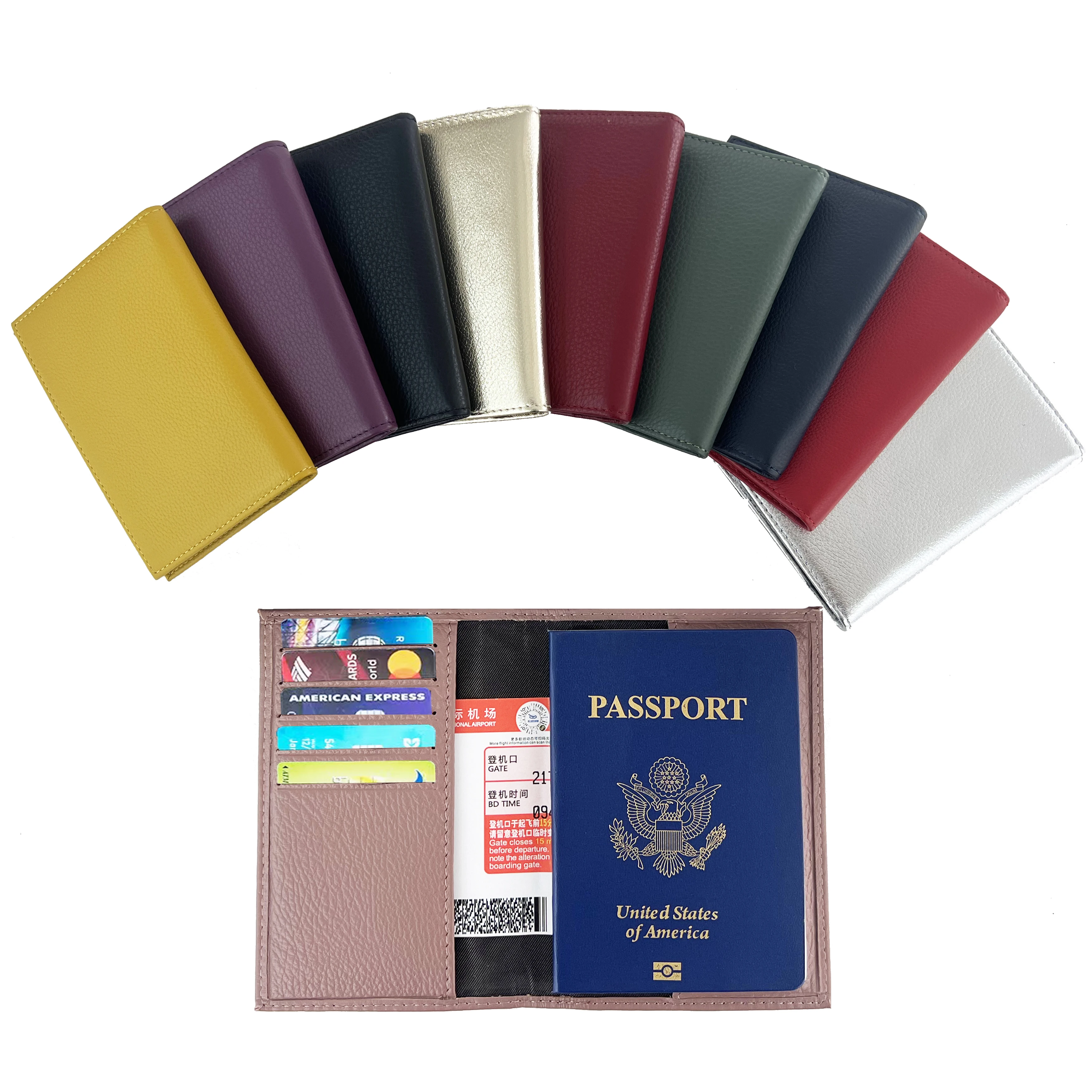 

Passport Holder for Travel Essentials Passport Wallet Cover Case for Travel Accessories,Passport Book Holders for Women/Men