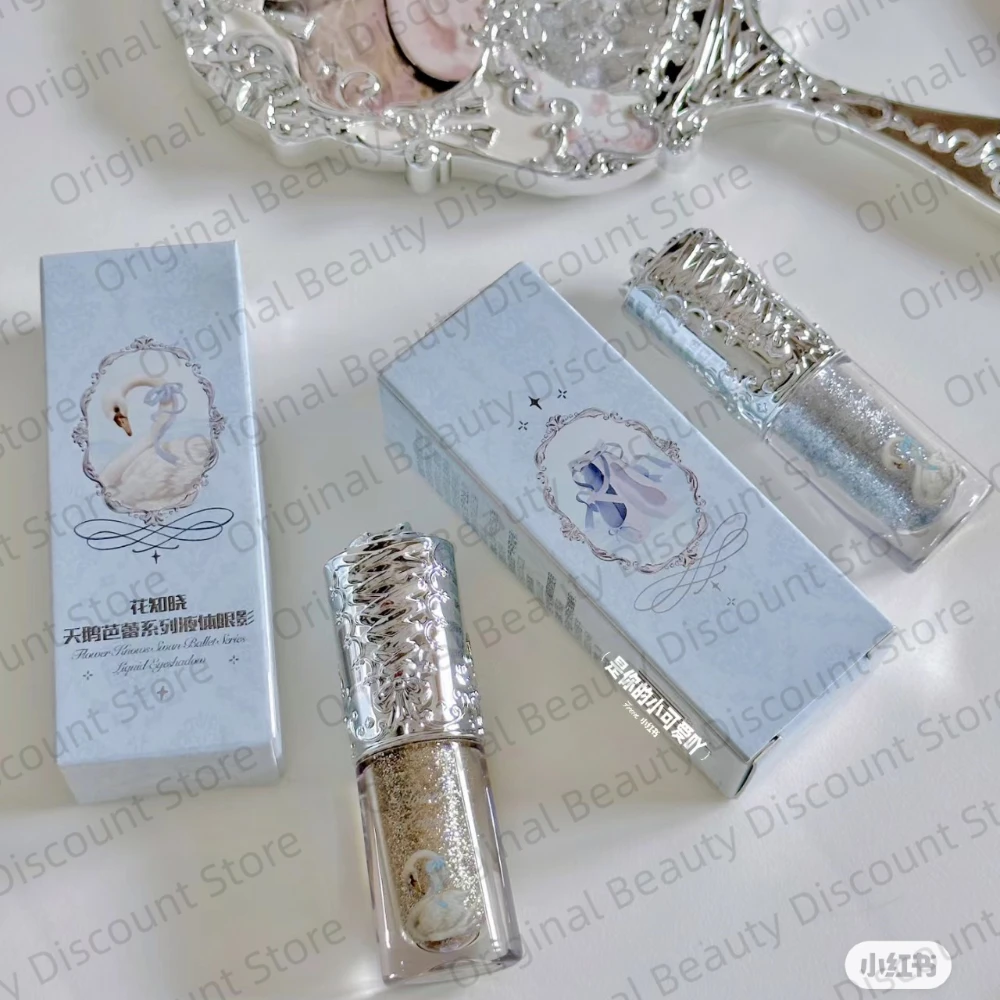 

Flower Knows Swan Ballet Series Liquid Eye Shadow Pearlescent Fine Shiner Makeup 4g