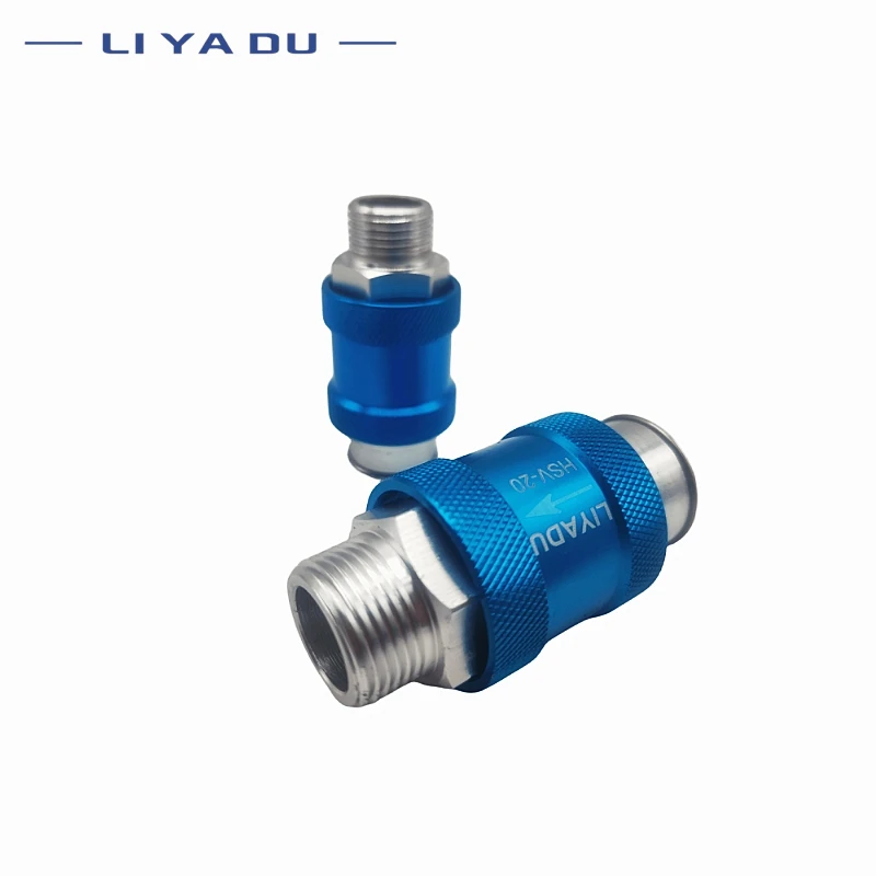 5/10pcs Pneumatic Manual slide valve connector HSV-06 HSV-08 HSV-10 HSV-15 HSV-20 flow control manual switch G1/8 1/4 3/8 1/2