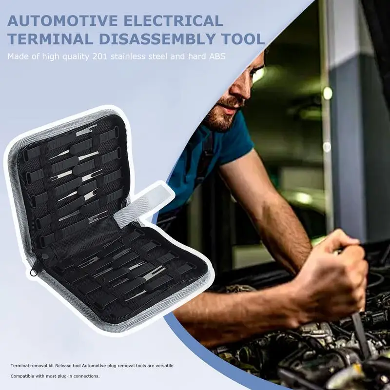 

Wire Terminal Removal Tool Vehicle Wire Terminal Repair Tool Electrical Connector Pin Removal Tool Kit Pin Extractor Terminal