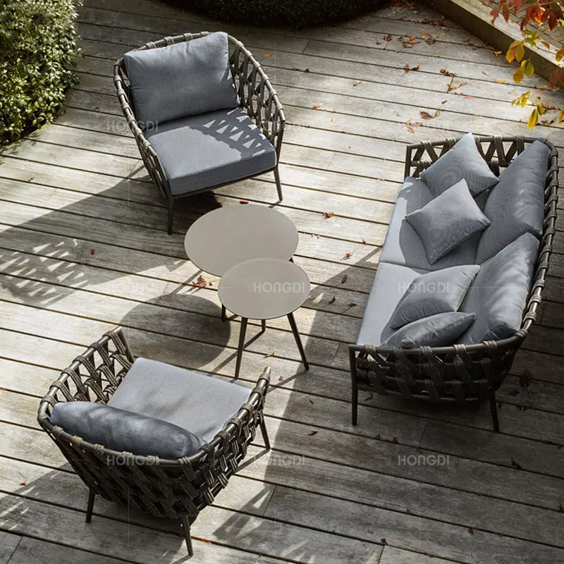 Outdoor sofa courtyard villa furniture outdoor terrace y