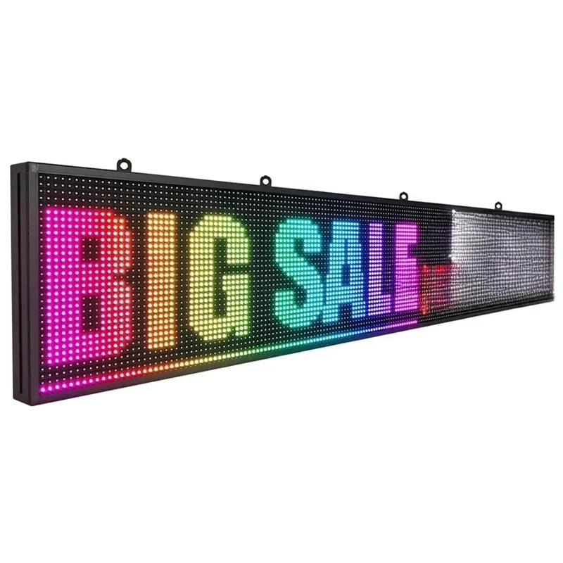 LED Scrolling Display Semi-outdoor Full Color P10 77