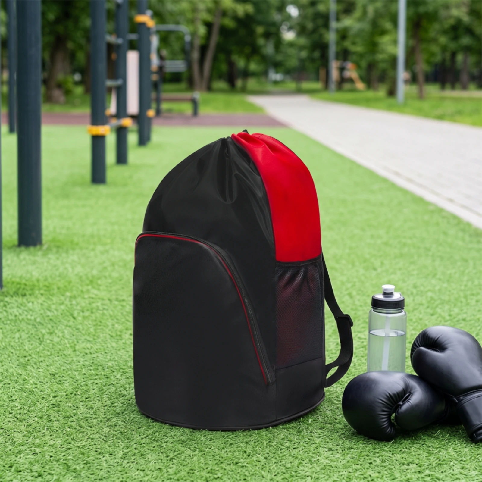 지퍼 포켓이 있는 드로스트링 백팩, 보호용 신치백, 전 - Drawstring Gym Bag 리뷰 및 가격