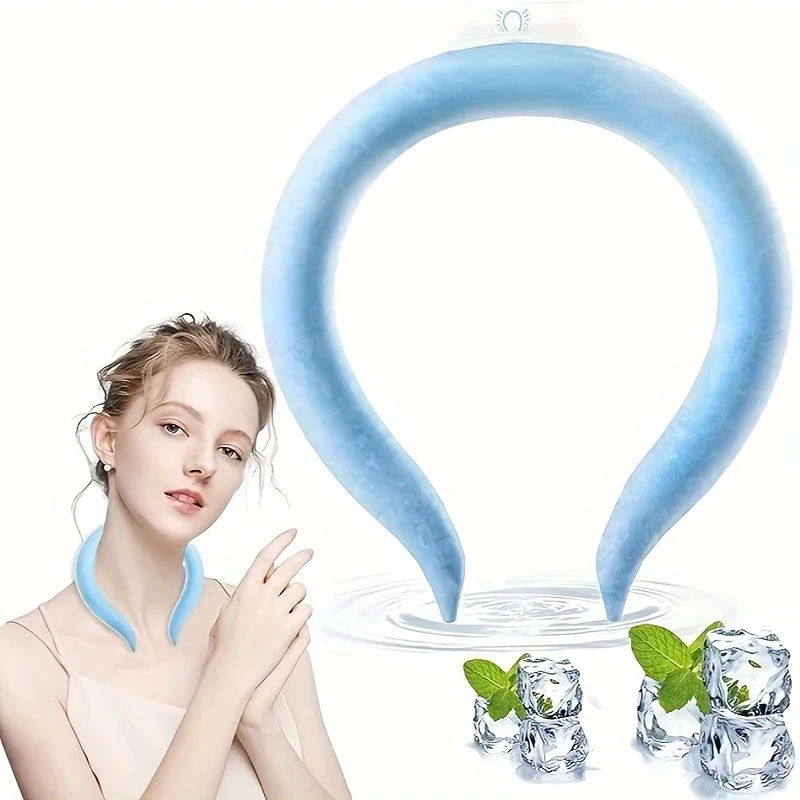 Wearable Neck Cooler for Summer Neck Cooling Tube Reusable Cooling Neck Sleeve for Hot Weather Freezing Summer Hot Wave