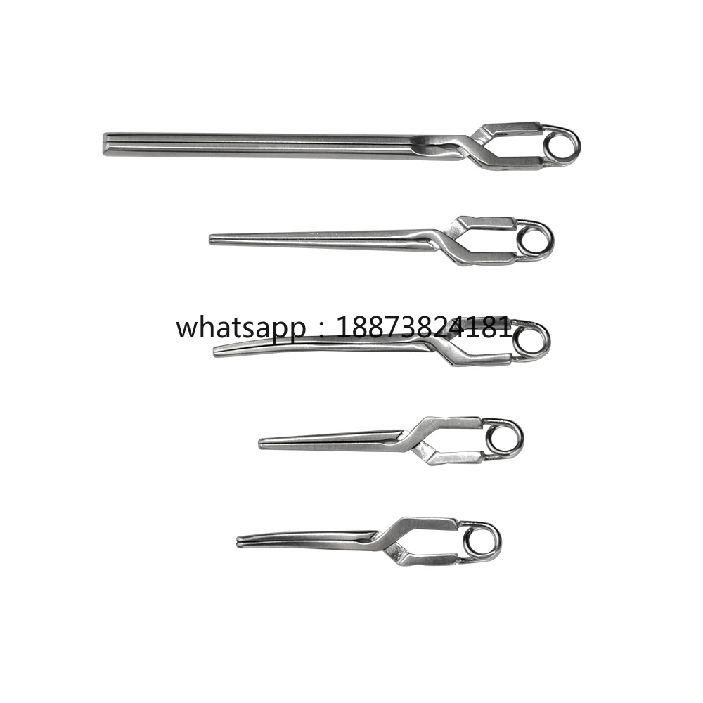Atraumatic Vascular Surgical Clip Artery/Vein Clip Manual Stainless Steel Bulldog Applier fast shipping