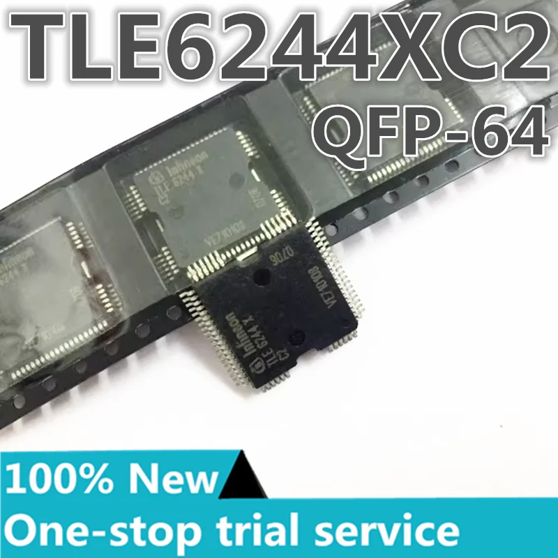 

2-50pcs %New original TLE6244X C2 TLE6244X HQFP64 computer board engine fuel injection drive IC chip module