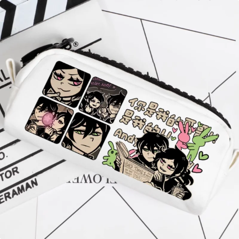 

Anime Andy Volcano Pencil Case Oxford Canvas Storage Bag Pencil Box Pencilcase School Pen Bag 2669