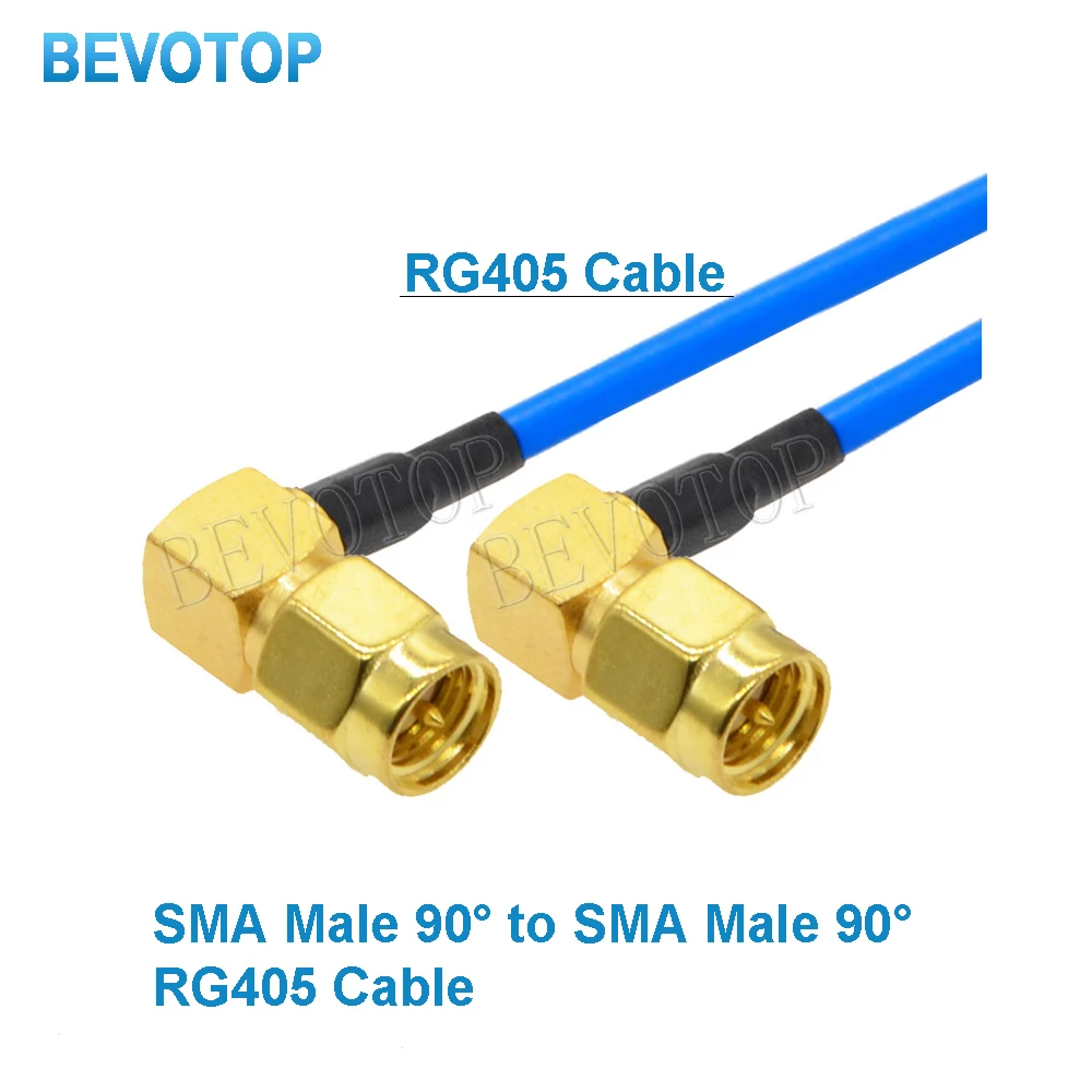 1Pcs SMA Male To SMA Male RF Coaxial Cable RG405 Cable High Frequency Test Cable 086 50ohm