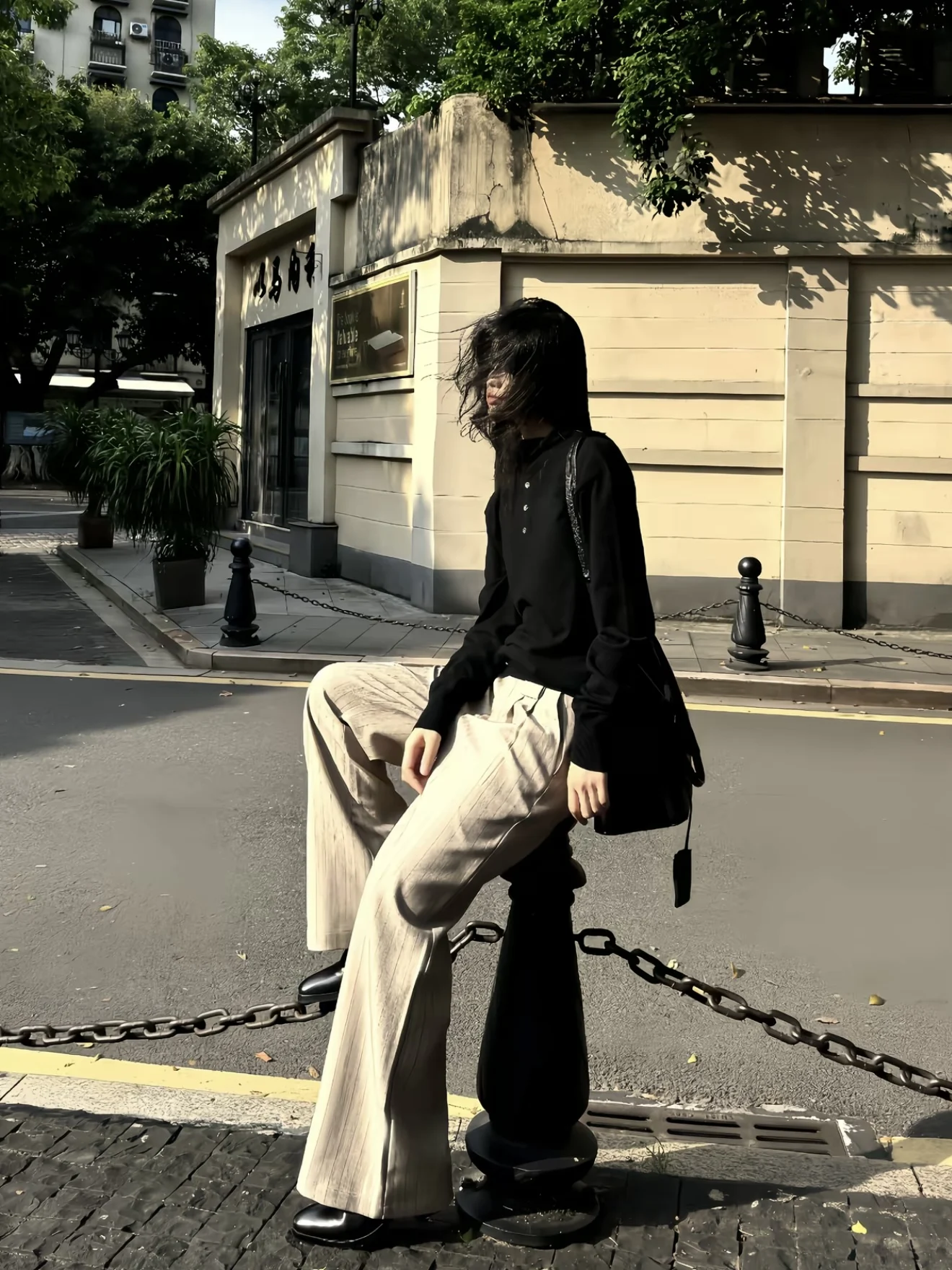 الرجعية عملة زر مكبل طوق طويل Sve محبوك سترة ex الخريف الشتاء عارضة تنوعا أعلى كلينفيت تريكو #3