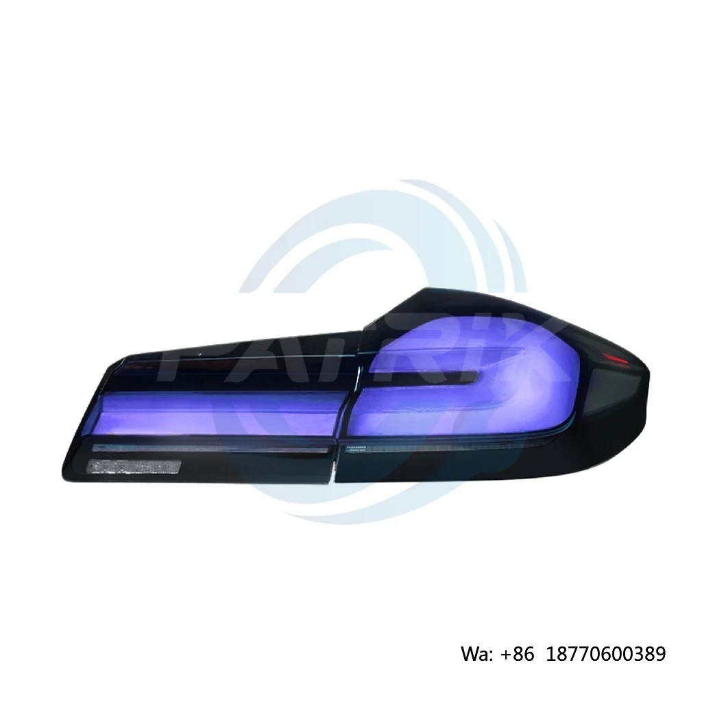 Car Led Taillight for 2018-2020 BMWS 5 Series G30 G38 Taillight Assemblies 21 New LCI Blackened Car Rear Tail Light Lamp
