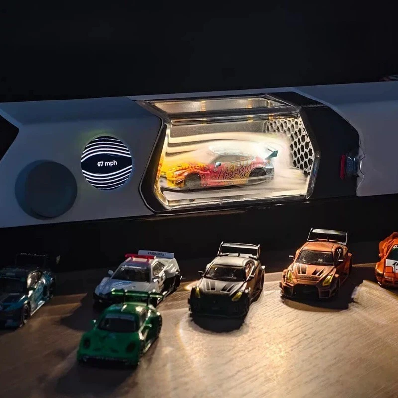 Aerodynamic wind tunnel machine 1:64 scale, car desktop wind tunnel testing device model. so
