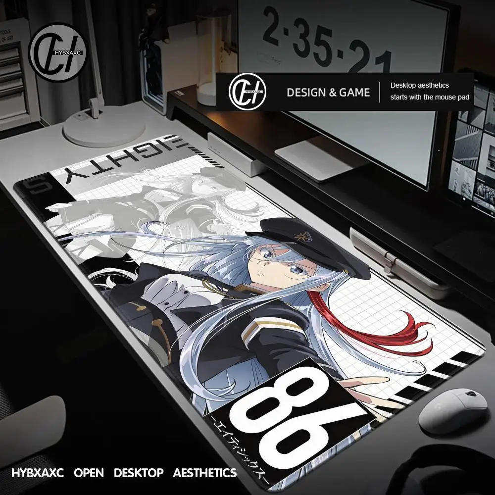 

Anime 86 Eighty Six HD Printing Mouse Pad Soft Gaming Mouse Mat With Lock Edge Ergonomic Rubber Mousepad 1000×500cm Desk Mat