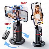 MEUYAG  360 Rotation Follow-up Gimbal Stabilizer Monopod Desktop Tracking Gimbal with Remote for Phone Live Photography