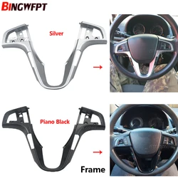 Car Accessories Steering Wheel Button Frame Audio Volume Music Control For Hyundai VERNA SOLARIS Bluetooth 2010-2015