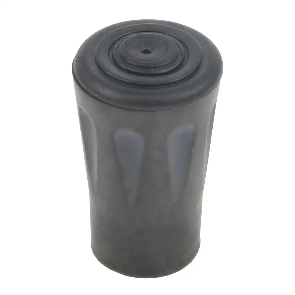 Rubber Walking Cane Tip 22mm Non-slip Walking Stick Rubber Foot Protector Accessory for Crutches Walker Hiking Poles