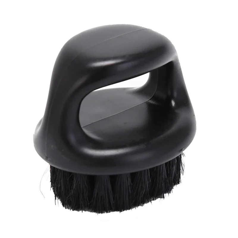 Щетка из щетины свиньи, мужская помазок для бритья, парикмахерская, для чистки бороды, инструмент для бритья, щетка для пальцев, расческа для бороды