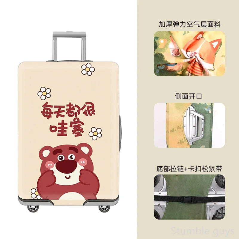 

Elastic Travel Luggage Sleeve Protective Dustproof Durable Suitcase Cover Must-Have Accessory Airplane Trips Fits