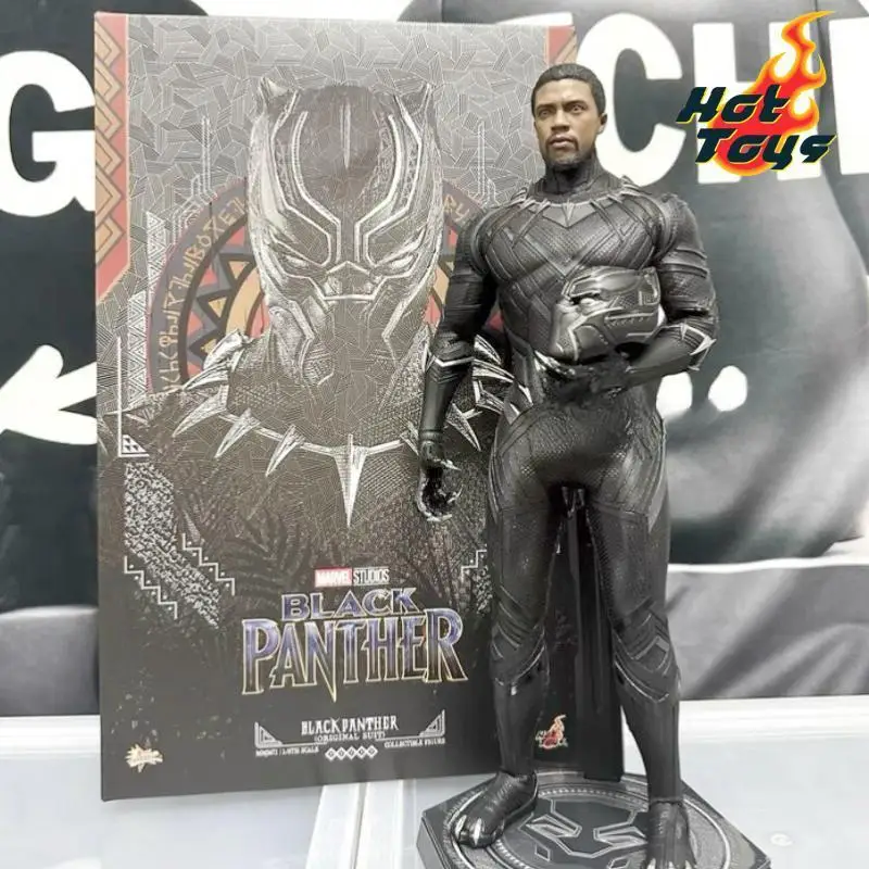 

Hot Toys Mms671 Black Panther Chadwick Boseman Original Suit 1/6 Action Figure Collectible Toy Gift Christmas Present