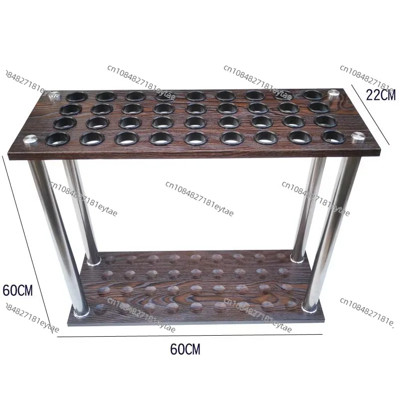 36 Holes Billiard Cue Holder Wall Mount Pool Snooker Accessories Cue Storage Rack