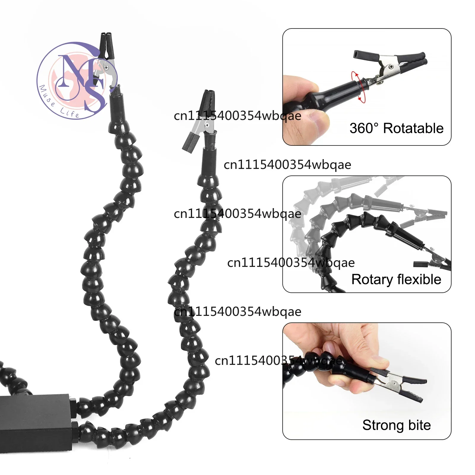 ZOCI- Flexible Helping Hand Arms Soldering Station Third Hand Soldering Tool For Electronic Repair