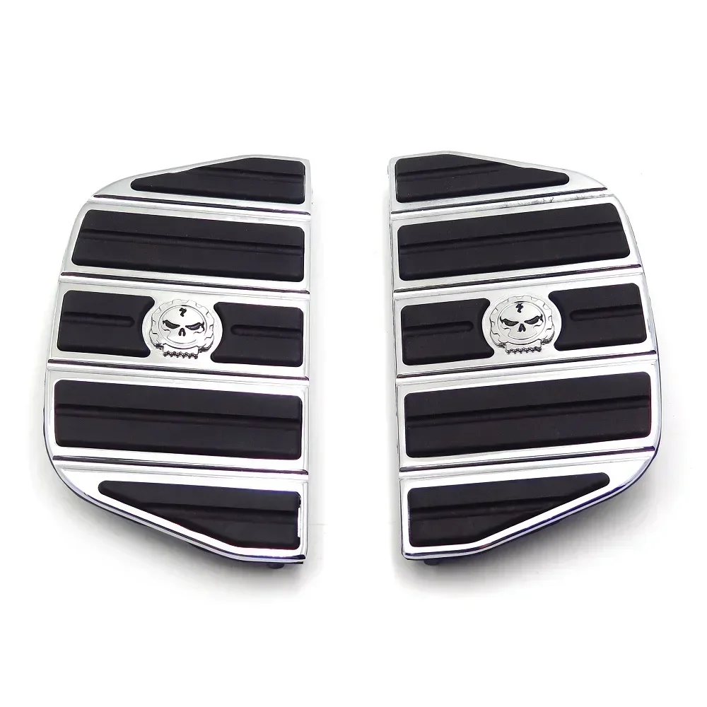 

Skull Zombie Passenger Footboard Insert Kit for Harley 1986-later TOURING/SOFTAIL Fat Boy FLHT FLT FLTR