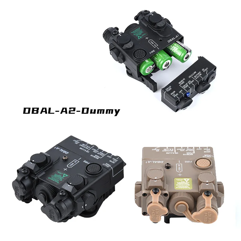 

Dummy Laser NO Function Box DBAL A2 Nylon Plastic hunting Airsoft Weapon Decorative Box Battery Case Fit Picatinny Rail