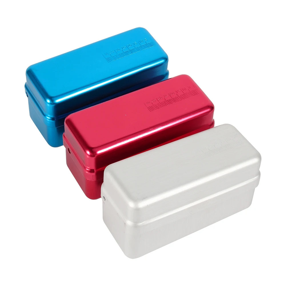 72 Holes High Quality 3 Colors Aluminium Alloy Sterilizer Case Dental Use Holder Disinfection Box Oral Care Only For Dental Use