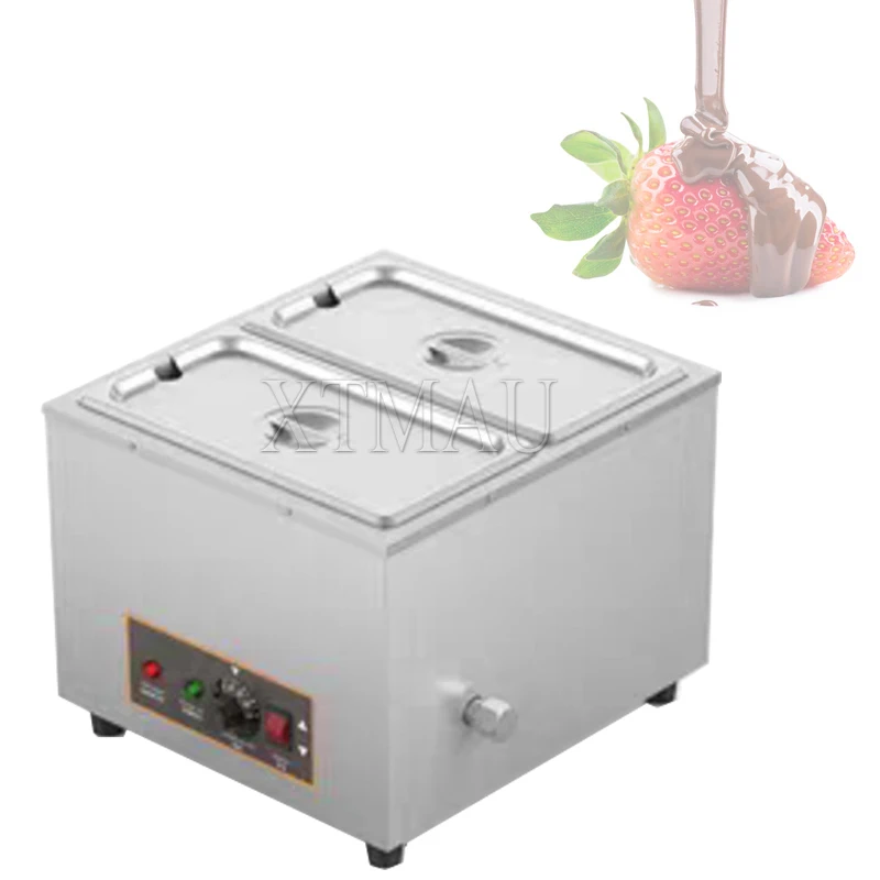 전기 이중 냄비 초콜릿 녹이는 기계 두 가지 속도 온도 조절 이중 팬 버터 치즈 가열 녹이는 세트