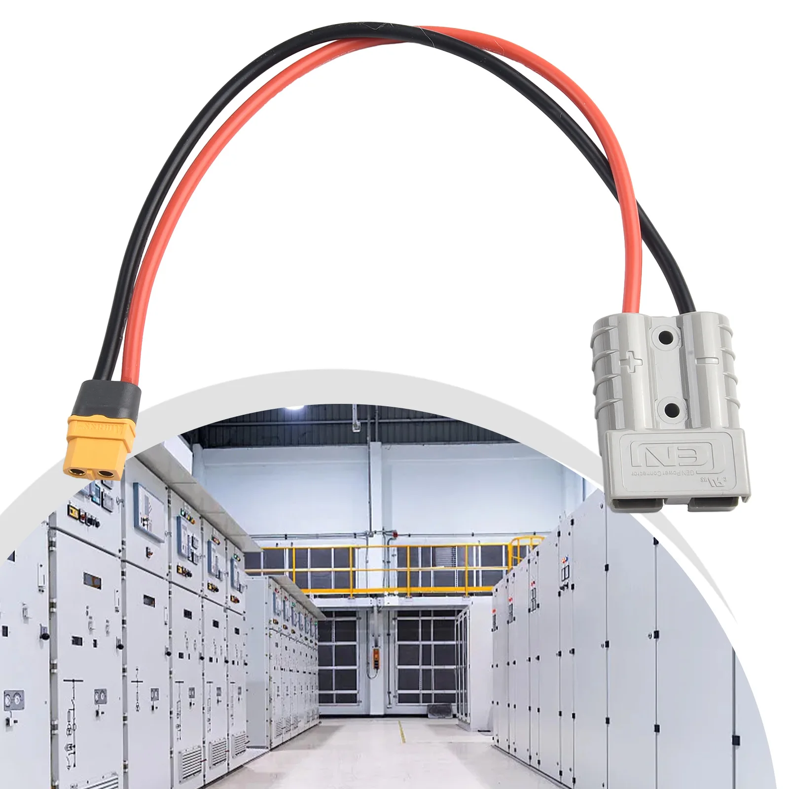 Connector Adapter Cable High Quality for mpn 013690 Parts Rated Current To Adapter 1PCS 30cm 50AMP  Connector Adapter