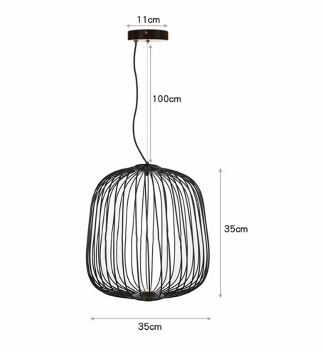 Foscarini Spaken Hanglamp minimalistische Vogelkooi Hanglamp voor Villa Lobby Trap Home Decor trap Italiaanse verlichting