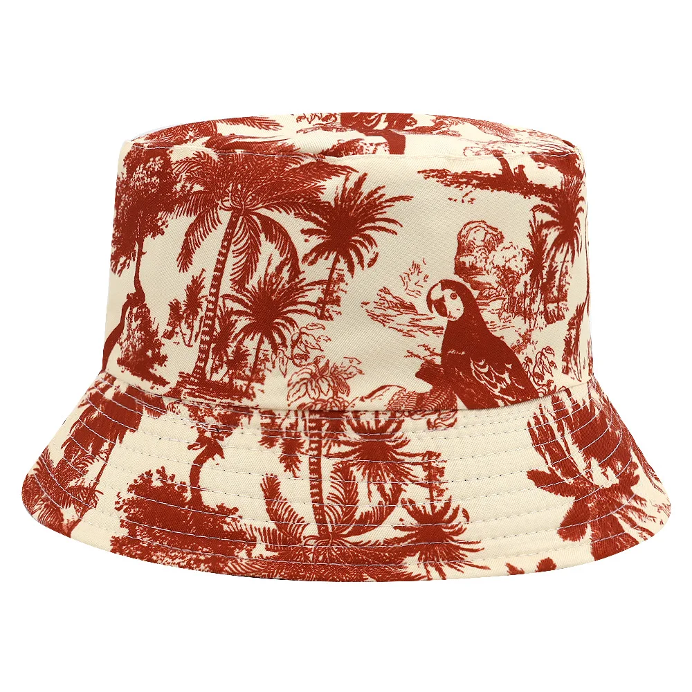 2024 New Luxury Design Bucket Hats for Women Men Summer Outdoor Sunscreen Panama Female Travel Fashion Fisherman Caps Anti-Sun