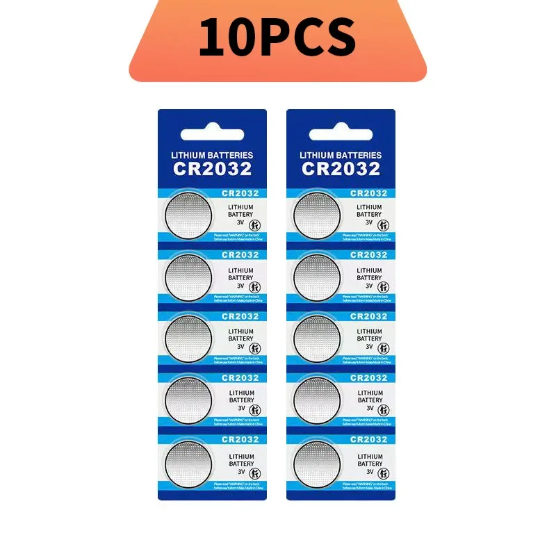 2–100 Stück CR2032 3 V Lithium-Batterie, für Autoschlüsselanhänger, Uhr, Taschenrechner, Spielzeug, Glukosemessgerät, Skala, Großhandel mit Knopfzellenbatterien